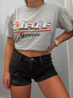 Greece Sailboat Graphic Tee