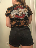 Bleach Dyed Ohio State Tee